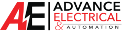 Advance Electrical & Automation Black Logo PNG